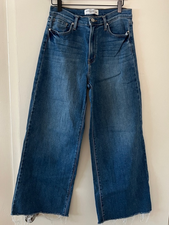 Just Black Denim - Just Black Denim wide leg crop jeans